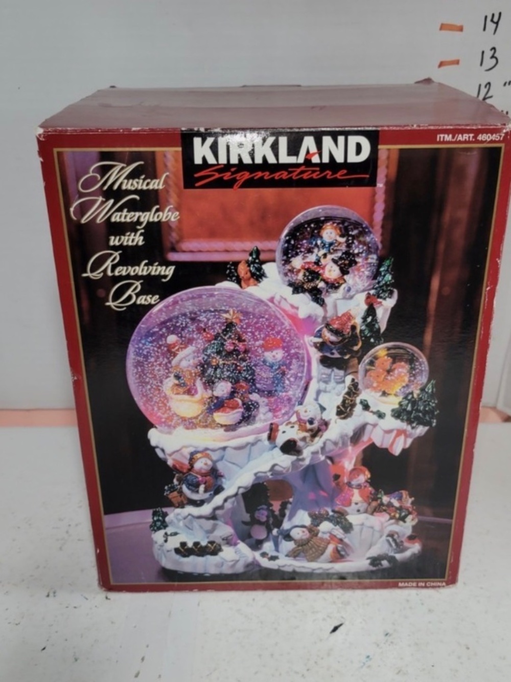 Kirkland Christmas snow globe